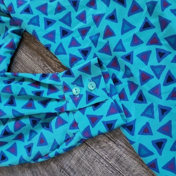 VINTAGE TURQUOISE SOPHISTICATES PENDLETON Sz S - Picture 5 of 7